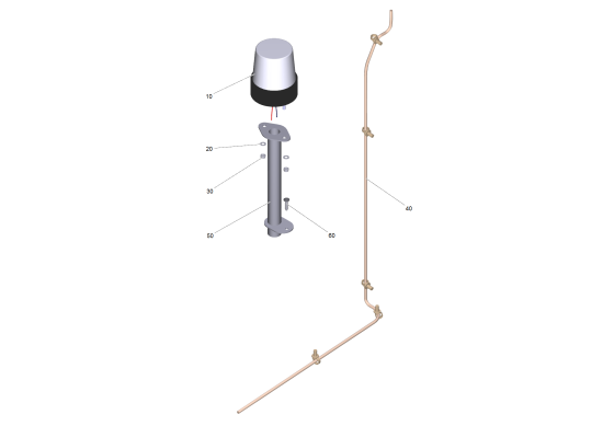 KÄRCHER Professional Ersatzteile Bodenreiniger BD 50/70 R BP PAD DRVR AGM 9.841-437.0 ABS Rundumkennleuchte