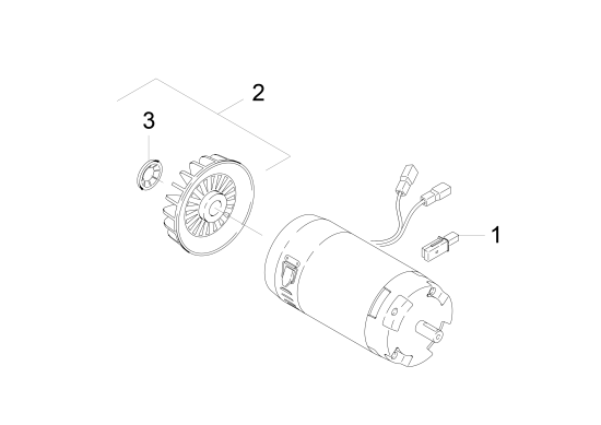 KÄRCHER Professional Ersatzteile Bodenreiniger B 150 R Bp Pack Dose+240AhGel+D90 1.246-034.0 Gleichstrommotor fuer Ersatz