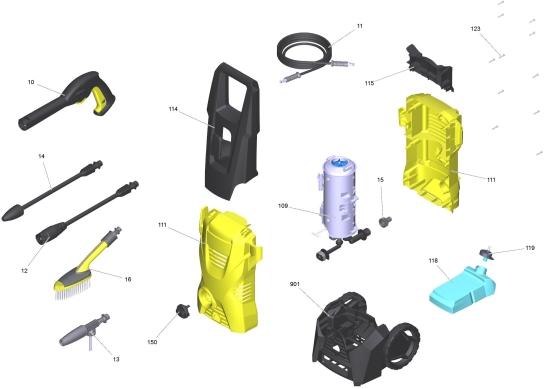 KÄRCHER Ersatzteile Hochdruckreiniger ETL K3 Car *EU (QC 1.601-819.0-BA ETL K3 Car *EU (QC)