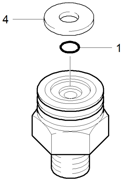KÄRCHER Professional Ersatzteile Hochdruckreiniger Kaltwasser HD 600          EU 1.284-101.0 Verschlussschraube