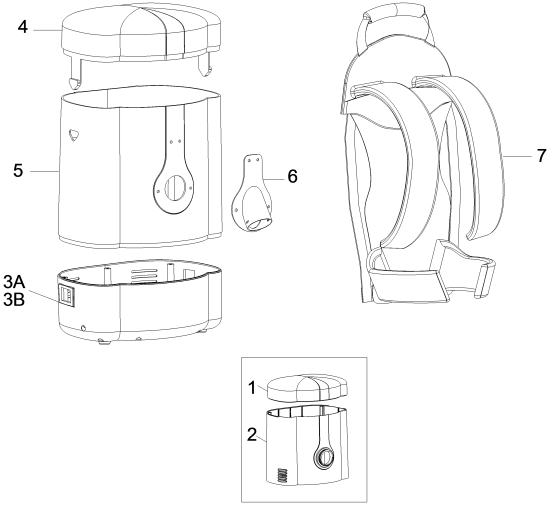 KÄRCHER Professional Ersatzteile Dampfer SG2 C BP, GUM MACHINE 1.013-024.0 Gehaeuse