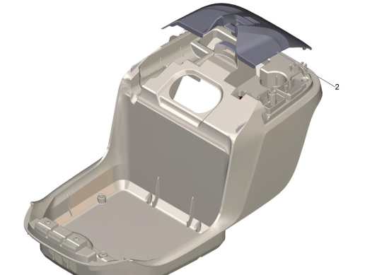 KÄRCHER Ersatzteile Trockensauger DS 6 Premium (white)*EU 1.195-240.0 Gehaeuseoberteil Set Ersatz DS 6.000