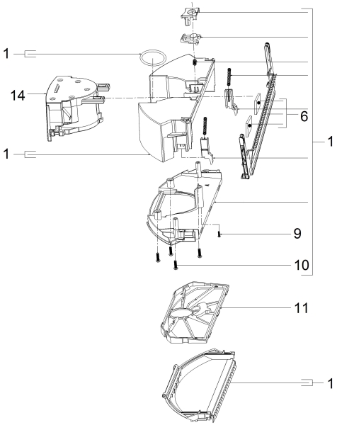 KÄRCHER Ersatzteile Saugroboter RC 3 Premium (white) *EU-I 1.198-214.0 Geblaese