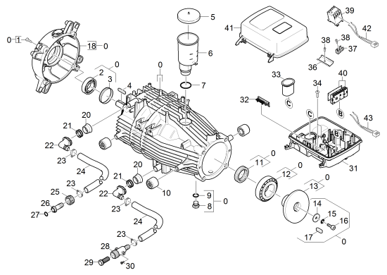 KÄRCHER Professional Ersatzteile Hochdruckreiniger Heisswasser HDS 10/20-4 M EU-II 1.071-901.0 Motor
