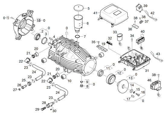 KÄRCHER Professional Ersatzteile Hochdruckreiniger Heisswasser HDS 10/20-4 M EU-I 1.071-905.0 Motor