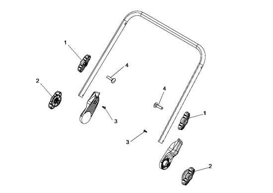 KÄRCHER Ersatzteile Kehrmaschine S 4 Twin 2in1 1.766-365.0 Schubbuegel unten Set S4