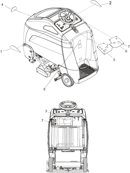 KÄRCHER Professional Ersatzteile Bodenreiniger CHARIOT iEXTRACT 26 DUO OFF AISLE 1.006-178.0 CONTROLLER