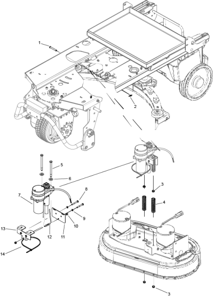 KÄRCHER Professional Ersatzteile Bodenreiniger Chariot CS26 Entire Family BOM 0.223-239.0 Scrub Deck Lift - Disk