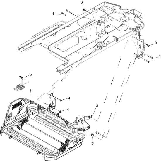 KÄRCHER Professional Ersatzteile Bodenreiniger Chariot CS26 Entire Family BOM 0.223-239.0 Scrub Deck Mounting - Cylindrical