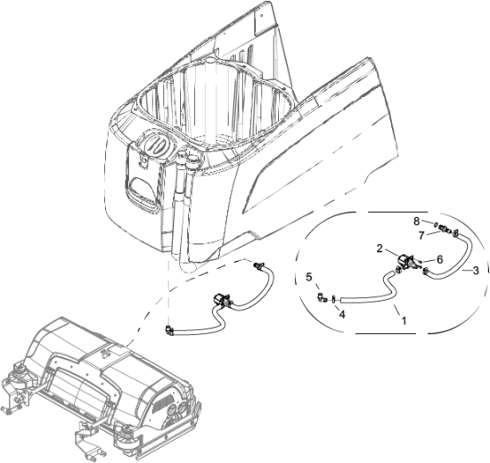 KÄRCHER Professional Ersatzteile Bodenreiniger Chariot CS26 Entire Family BOM 0.223-239.0 Solution System - Cylindrical