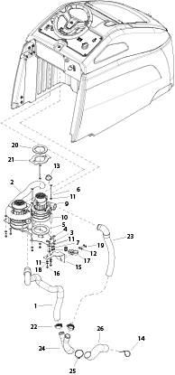 KÄRCHER Professional Ersatzteile Bodenreiniger CHARIOT iEXTRACT 26 DUO OFF AISLE 1.006-178.0 VACUUM