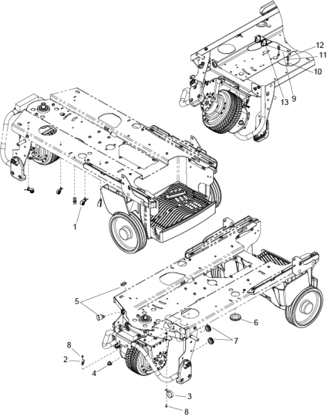 KÄRCHER Professional Ersatzteile Bodenreiniger CHARIOT iEXTRACT 26 DUO OFF AISLE 1.006-178.0 WIRING COMPONENTS