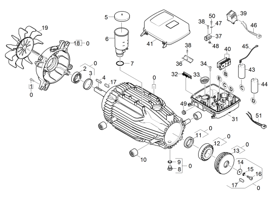 KÄRCHER Professional Ersatzteile Hochdruckreiniger Heisswasser HDS 7/12-4 M EU-I 1.077-921.0 Motor