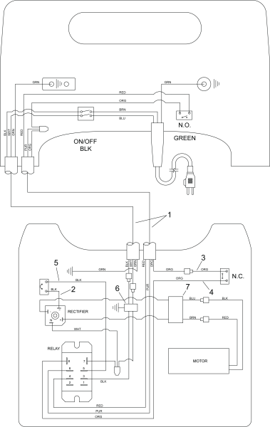 KÄRCHER Professional Ersatzteile Bodenreiniger ICAPSOL Mini Parts List - All Models Gro 0.250-913.0 Wiring 230V