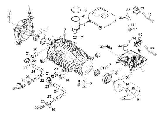 KÄRCHER Professional Ersatzteile Hochdruckreiniger Heisswasser AC-180EH John Deere  EU-I 1.071-631.0 Motor