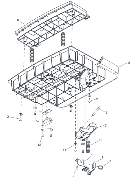 KÄRCHER Professional Ersatzteile Bodenreiniger CHARIOT iGLOSS 20 SB 1.002-032.0 PEDAL PLATFORM