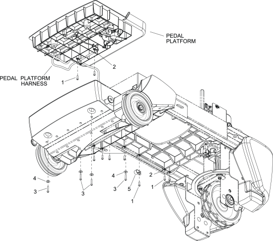 KÄRCHER Professional Ersatzteile Bodenreiniger CHARIOT iGLOSS 20 1.002-031.0 PEDAL PLATFORM MOUNTING