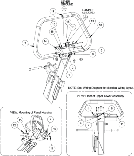 KÄRCHER Professional Ersatzteile Bodenreiniger BRC 46/76 W 1.008-605.0 UPPER TOWER