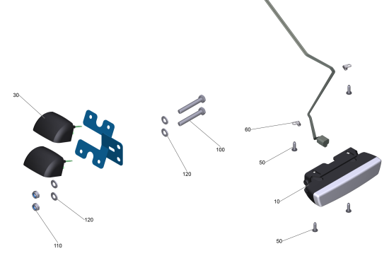 KÄRCHER Professional Ersatzteile Bodenreiniger B 200 R 1.246-230.2 ABS Arbeitslicht