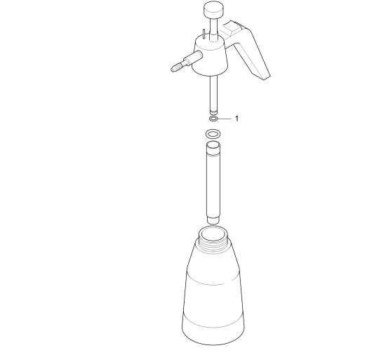KÄRCHER Professional Ersatzteile Sauger Spruehflasche 1,0L 6.394-409.0 Spruehflasche 1,0L