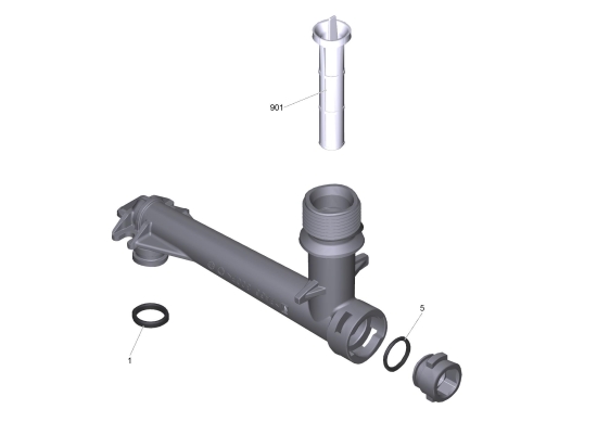 KÄRCHER Ersatzteile Hochdruckreiniger K 4 Compact Home *EU 1.637-503.0-A Set Ansaugstutzen fuer Ersatz