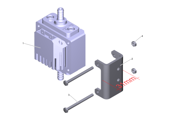 KÄRCHER Professional Ersatzteile Hochdruckreiniger Kaltwasser HD stationaer 1.524-500.2 Schwingkolbenpumpe Version 2