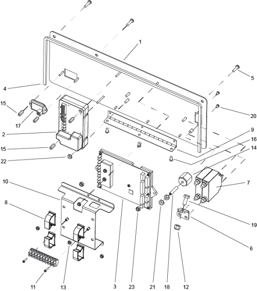 KÄRCHER Professional Ersatzteile Sauger PROD ASSEMBLY MACHINES 1.012-601.0 CONTROL LOWER CV86 LITHIUM
