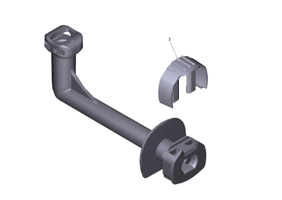 KÄRCHER Ersatzteile Hochdruckreiniger K 4 Universal Edition*EU 1.679-300.0-A HD-Abgang lang mit Klammer