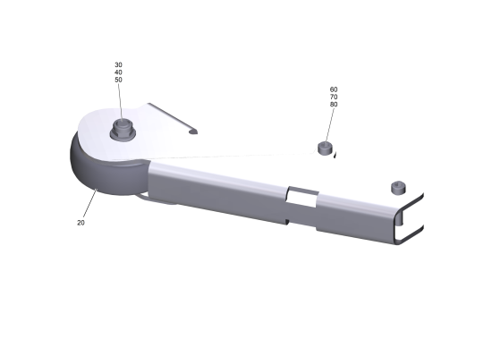 KÄRCHER Professional Ersatzteile Bodenreiniger B 200 R 1.246-200.2 Abweiser rechts