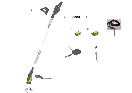 KÄRCHER Ersatzteile Unkrautentferner WRE 4 Battery Set *EU 1.445-241.0 WRE 4 Battery Set *EU