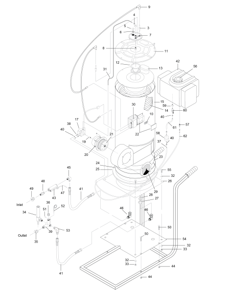 KÄRCHER Professional Ersatzteile Hochdruckreiniger Heisswasser Boiler 5.0 /30 Ed 1.575-650.0 Burner Assembly