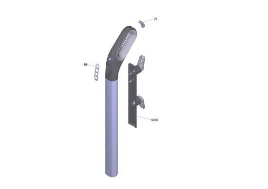 KÄRCHER Ersatzteile Dampfreiniger SC 3 Upright EasyFix *EU 1.513-300.0 Stiel kpl.