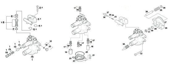 KÄRCHER Professional Ersatzteile Hochdruckreiniger Kaltwasser HD 555 9.398-380.0 Pumpe