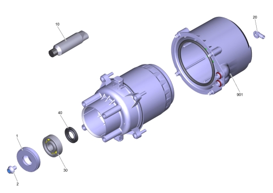 KÄRCHER Ersatzteile Hochdruckreiniger K 4 Compact Home *EU 1.637-312.0-A Motor Ersatz