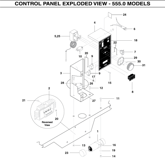 KÄRCHER Professional Ersatzteile Hochdruckreiniger Heisswasser HDS 2.7/25 P CAGE DC VRTICAL OIL FIRED 1.575-555.0 EXPLODED VIEW - 550.0, 551.0, 552.0, 553