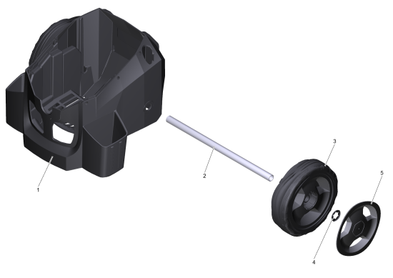 KÄRCHER Professional Ersatzteile Hochdruckreiniger Kaltwasser HD 4/11 C Bp EU 1.520-928.0 Fahrwerk HD-C