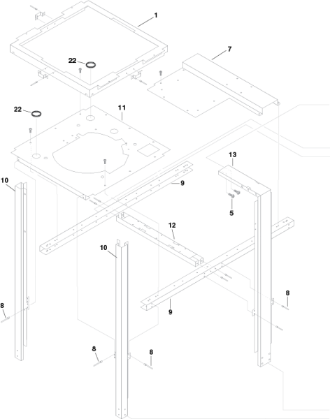 KÄRCHER Professional Ersatzteile Hochdruckreiniger Heisswasser HDS 4.8/30 Ec ST NG 460V 3ph 1.109-738.0 Zarge 3, 4 & 5 Series