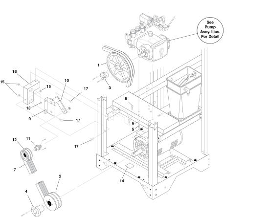 KÄRCHER Professional Ersatzteile Hochdruckreiniger Heisswasser HDS 5.0/23 Eb ST LP 230V 3ph 1.109-772.0 Tensioner