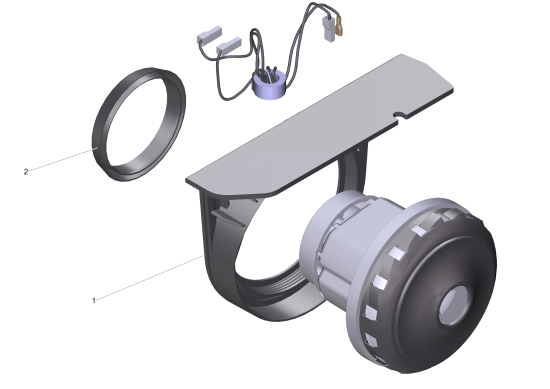 KÄRCHER Professional Ersatzteile Sauger Vario Vac 22 EU 1.378-618.0 Geblaesemotor kpl. Ersatz