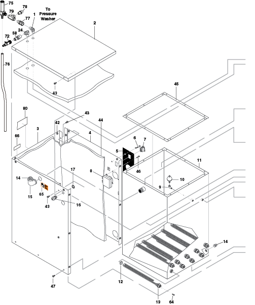 KÄRCHER Professional Ersatzteile Hochdruckreiniger Heisswasser HDS 4.0/30 E Ef 1.109-957.0 CABINET