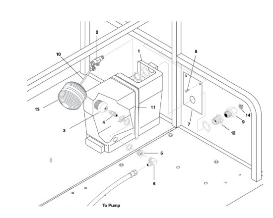 KÄRCHER Professional Ersatzteile Hochdruckreiniger Heisswasser HDS 5.6/35 1123CC 1.110-622.0 FLOAT TANK