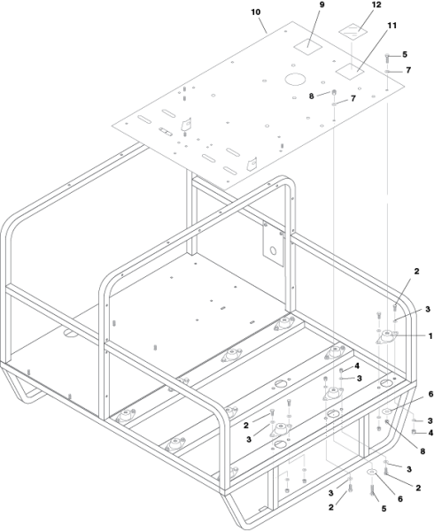KÄRCHER Professional Ersatzteile Hochdruckreiniger Heisswasser HDS 5.6/35/G 1123CC 1.110-623.0 PLATFORM ISOLATOR