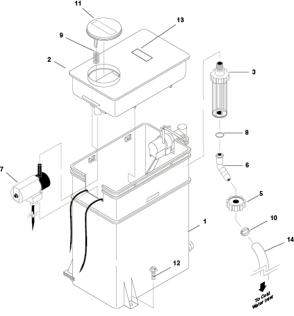 KÄRCHER Professional Ersatzteile Hochdruckreiniger Heisswasser HDS 5.0/30 Ec ST NG 440V 3ph 1.109-743.0 Float Tank