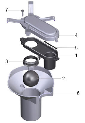 KÄRCHER Professional Ersatzteile Bodenreiniger BD 50/50 C PLUS Bp PACK 9.398-996.0 Schwimmer