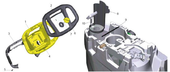 KÄRCHER Professional Ersatzteile Bodenreiniger BD 50/50 C PLUS Bp PACK 9.398-996.0 Anzeigeinstrument aus Steuerung