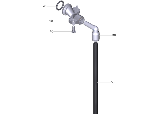 KÄRCHER Professional Ersatzteile Wasserspender WPD 200 Adv. Black  ABS Tropfschalenablauf Adapterflansch WPD