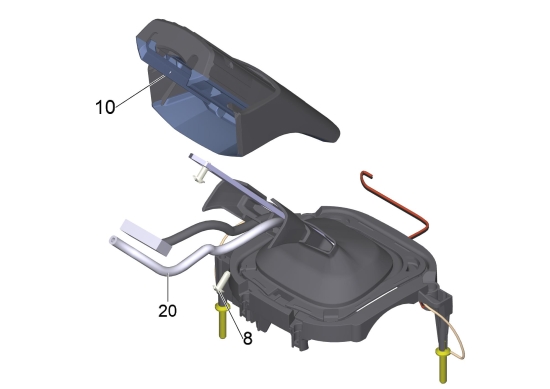 KÄRCHER Ersatzteile Hartflächenreiniger FC 7 Cordless (yellow) *EU 1.055-730.0 Gelenk kpl. fuer Ersatz