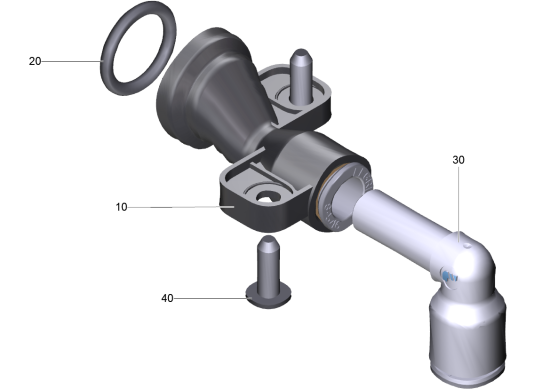 KÄRCHER Professional Ersatzteile Wasserspender WPD 200 Adv. Black  Tropfschalenablauf Adapterflansch kpl. WPD