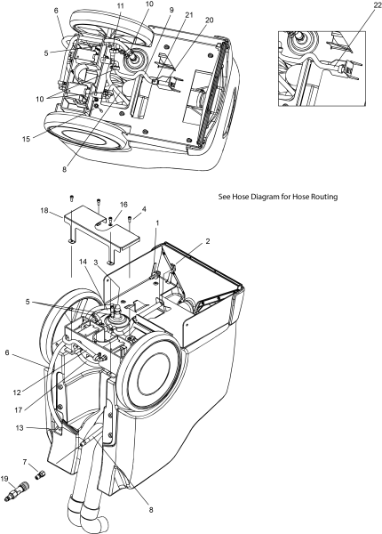 KÄRCHER Professional Ersatzteile Bodenreiniger BRC 30/15 C 1.008-058.0 Solution 2