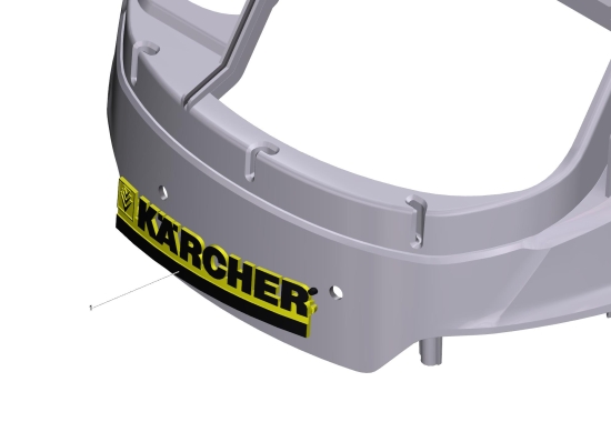 KÄRCHER Ersatzteile Nasstrockensauger WD 6 P Premium *EU-III 1.348-272.0 Haube neutral kpl.